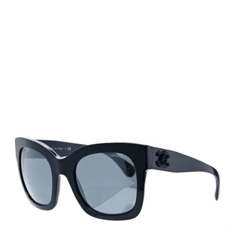 chanel sunglasses 5357|CHANEL Acetate Square Sunglasses 5357 Black .